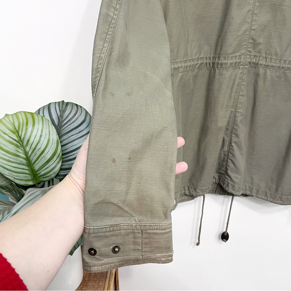 h&m | army utility jacket studded broken-in ipa beer patch 8 - Picture 11 of 12